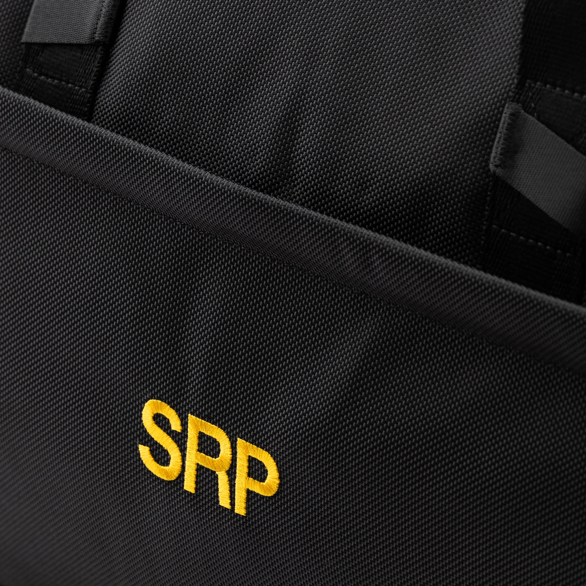 The Premium Garment Duffel 45L (monogrammed) - Color Jet - Letter Color Gold