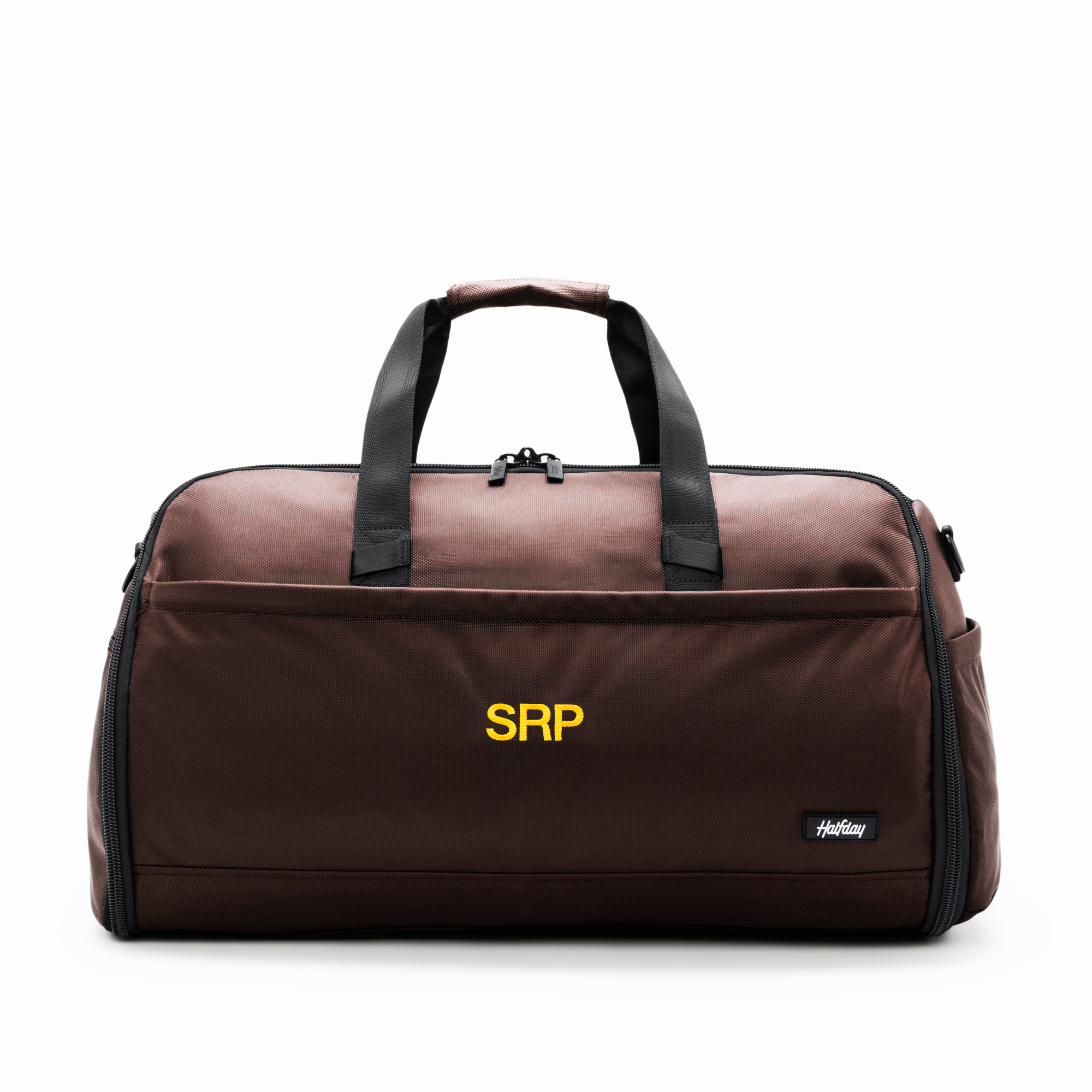 The Premium Garment Duffel 45L (monogrammed) - Color Port - Letter Color Gold