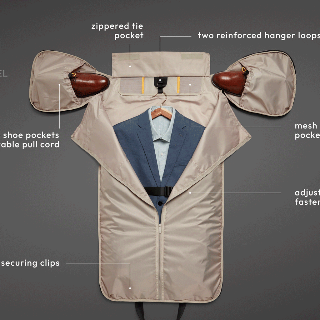 Jacket garment bag shop